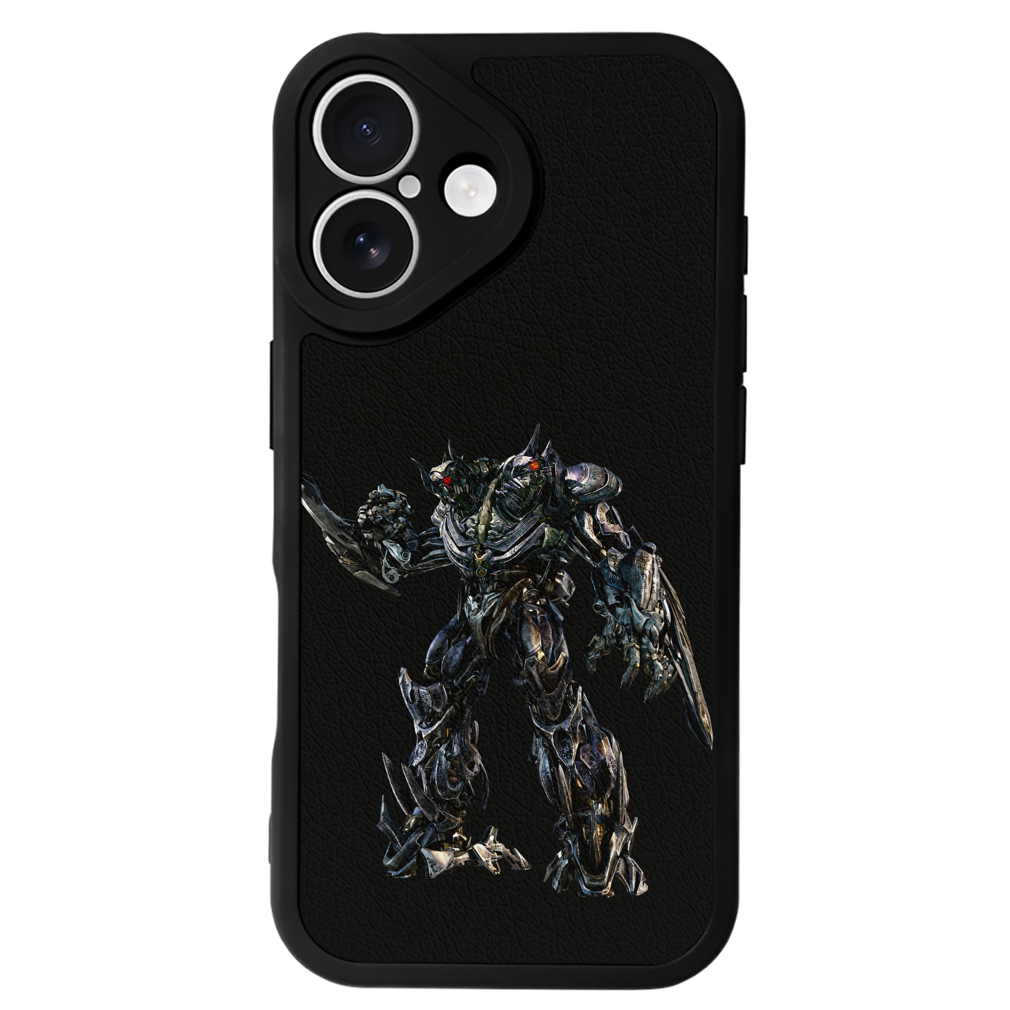 （画像用） Transformers トランスフォーマー 【iPhone 16シリーズ対応】シリコンスマホケース（レザー調） 材質：シリコン